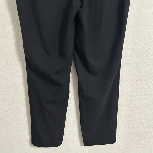 Nine West Pants Women M Black Pull On Crop Relaxed Mid Rise Preppy Office NWT - Picture 13 of 15